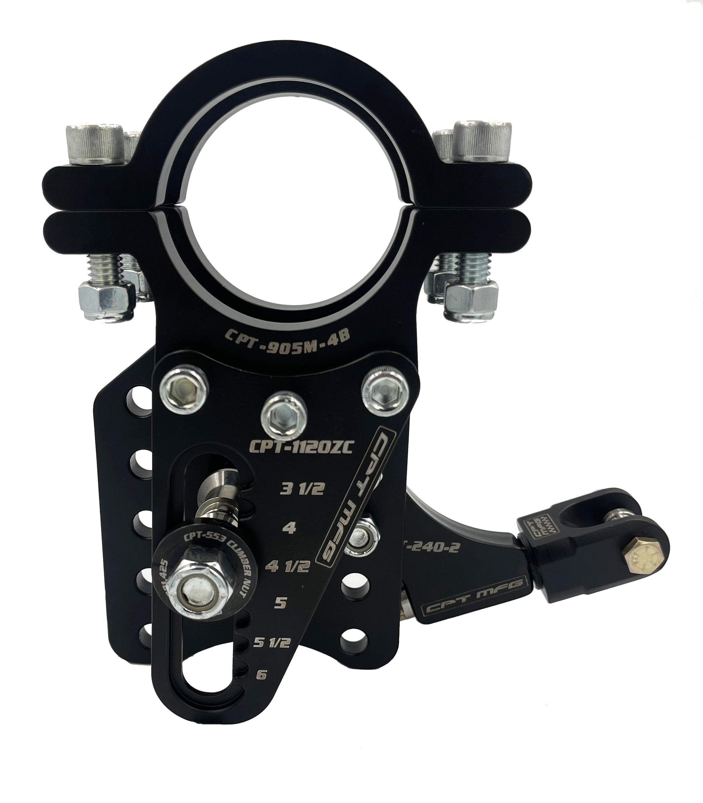 CLIMBER ONE INCH FORWARD MODULAR HOUSING DOUBLE SHEAR MODULAR 2 LINK BRACKET - Part#: CPT-905CZ (PATENTED)