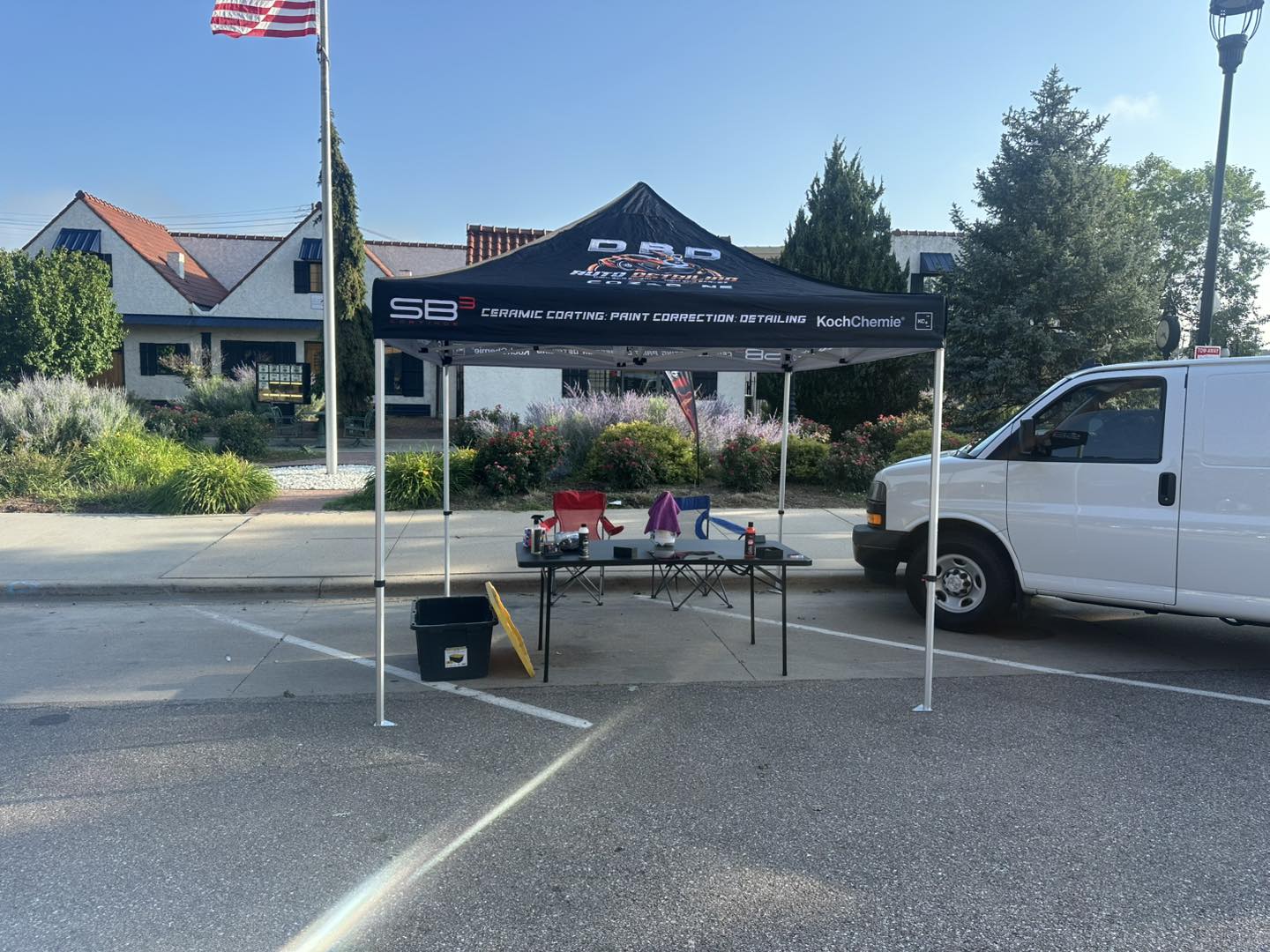 RS Customs 10x10 Canopy with Custom Digital Print Top