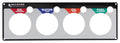 4 Gauge Panel Plate OP/WT/OT/FP