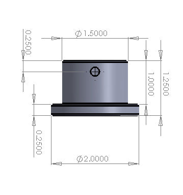 WEIGHT JACK WELD IN NUT  - Part#: CPT-56235
