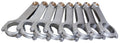 SBC 4340 Forged H-Beam Rods 6.000