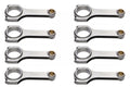 SBC 4340 Forged H-Beam Rods 6.000 w/ARP2000 blt