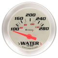 2.0 Dia Water Temp Gauge Silver  100-280