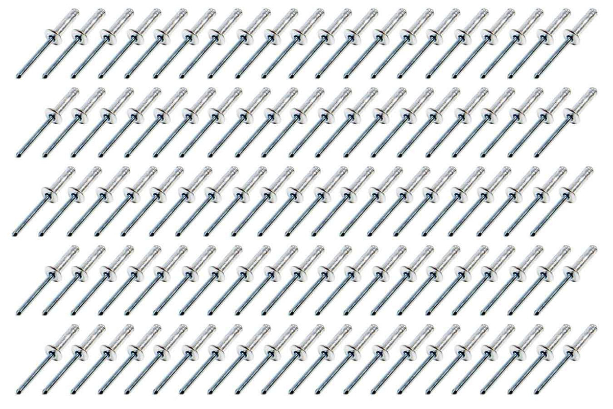 Small Head Rivet Silver 100pc 3/16in
