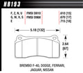 Street Brake Pads Front Viper HPS