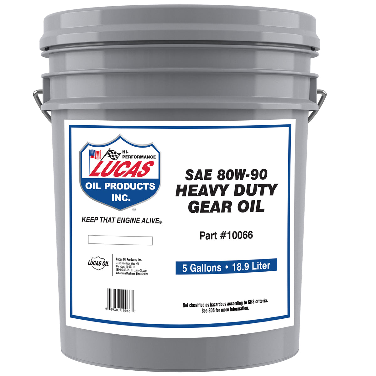 SAE 80W-90 Gear Oil 5 Gallon Pail