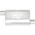Stainless Muffler 2.5in Offset In/Out