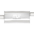Stainless Muffler 2.5in Offset In/Center Out