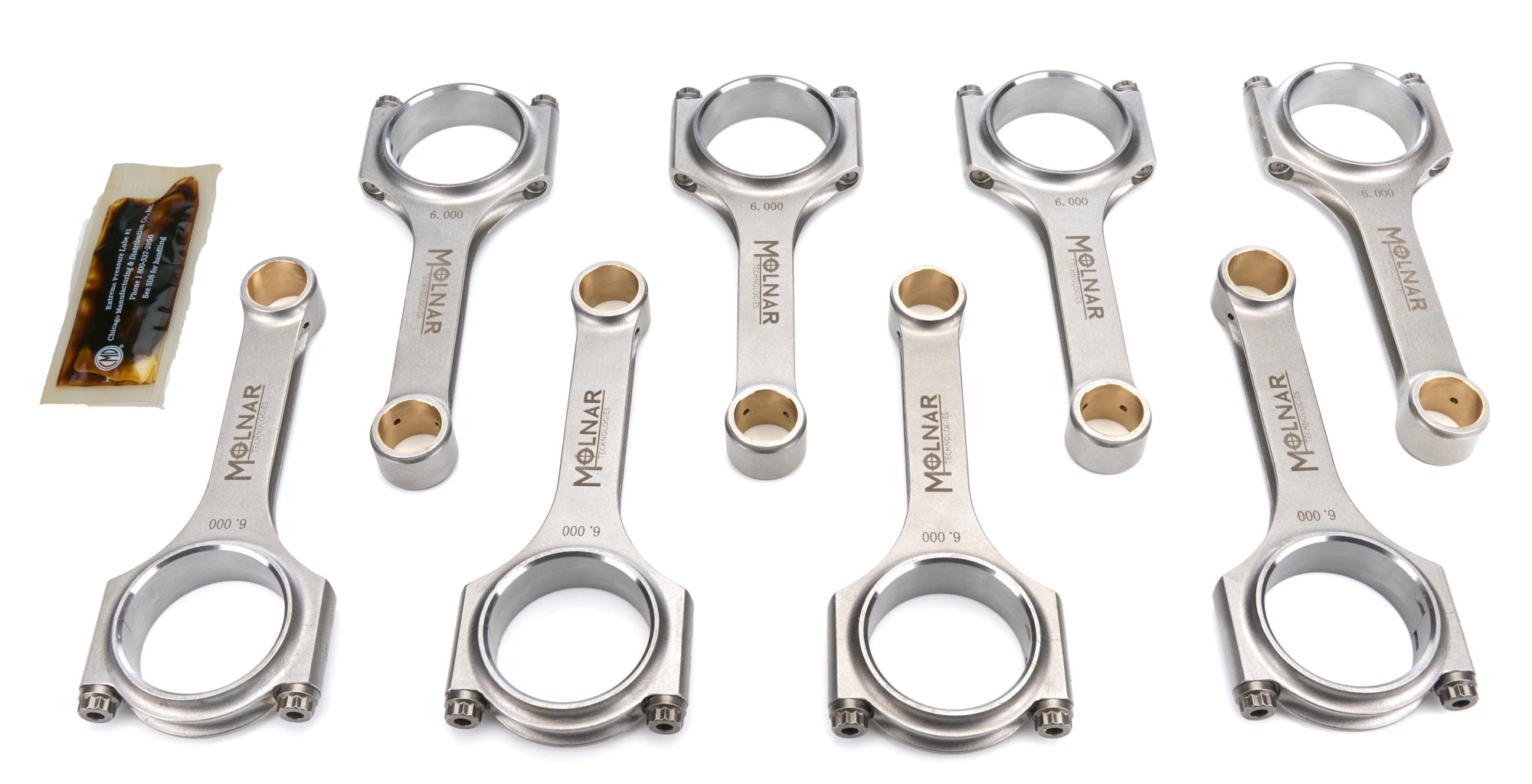 6.000 H-Beam Rod Set SBC Lightweight