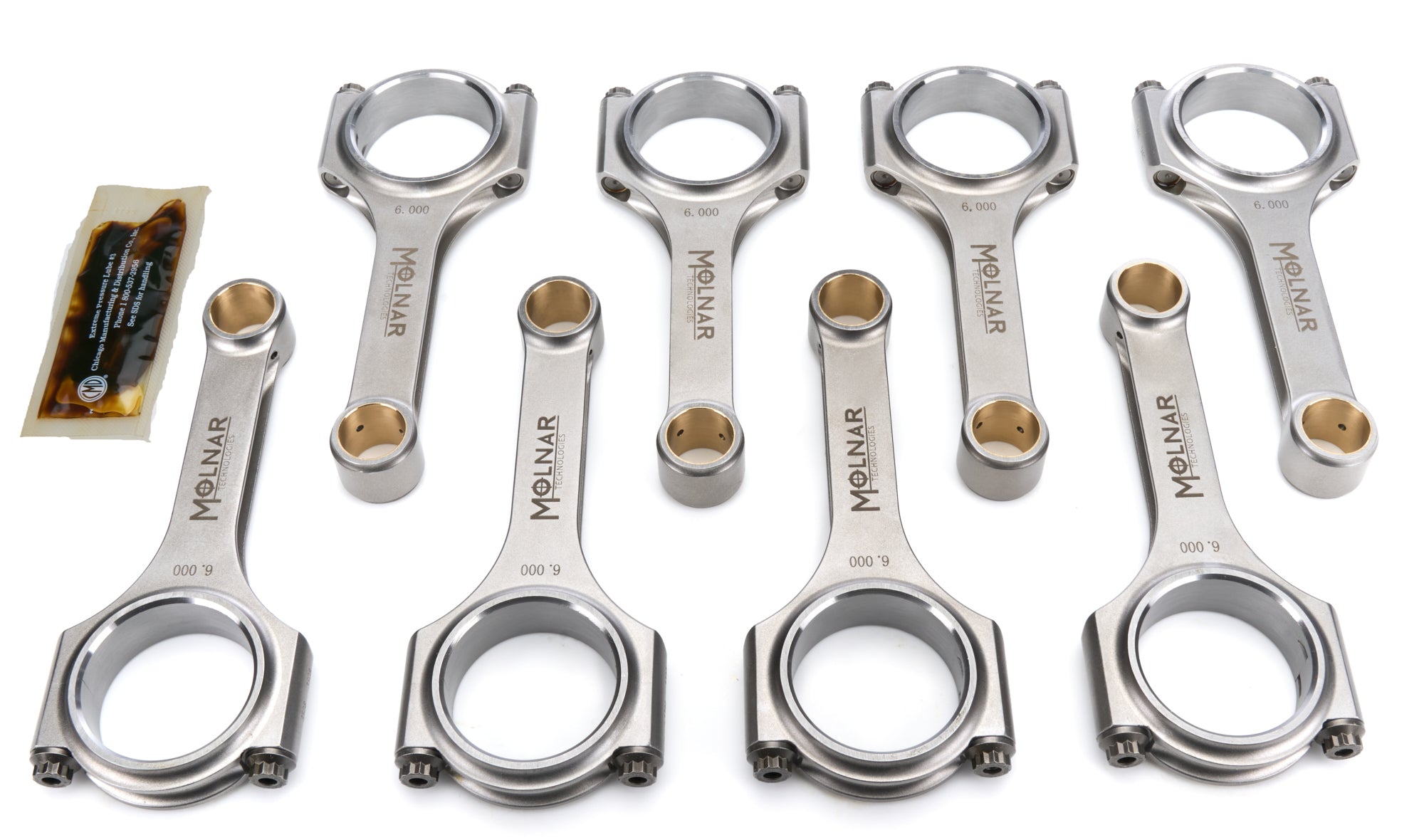 6.000 H-Beam Rod Set SBC