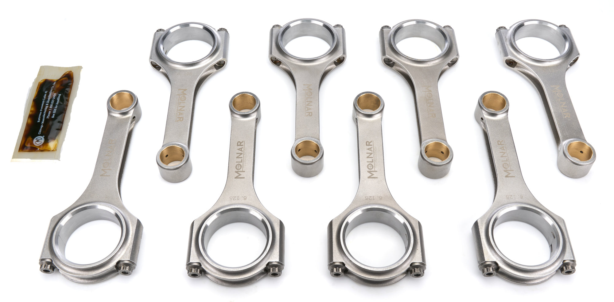 6.125 H-Beam Rod Set SBC Power Adder Series