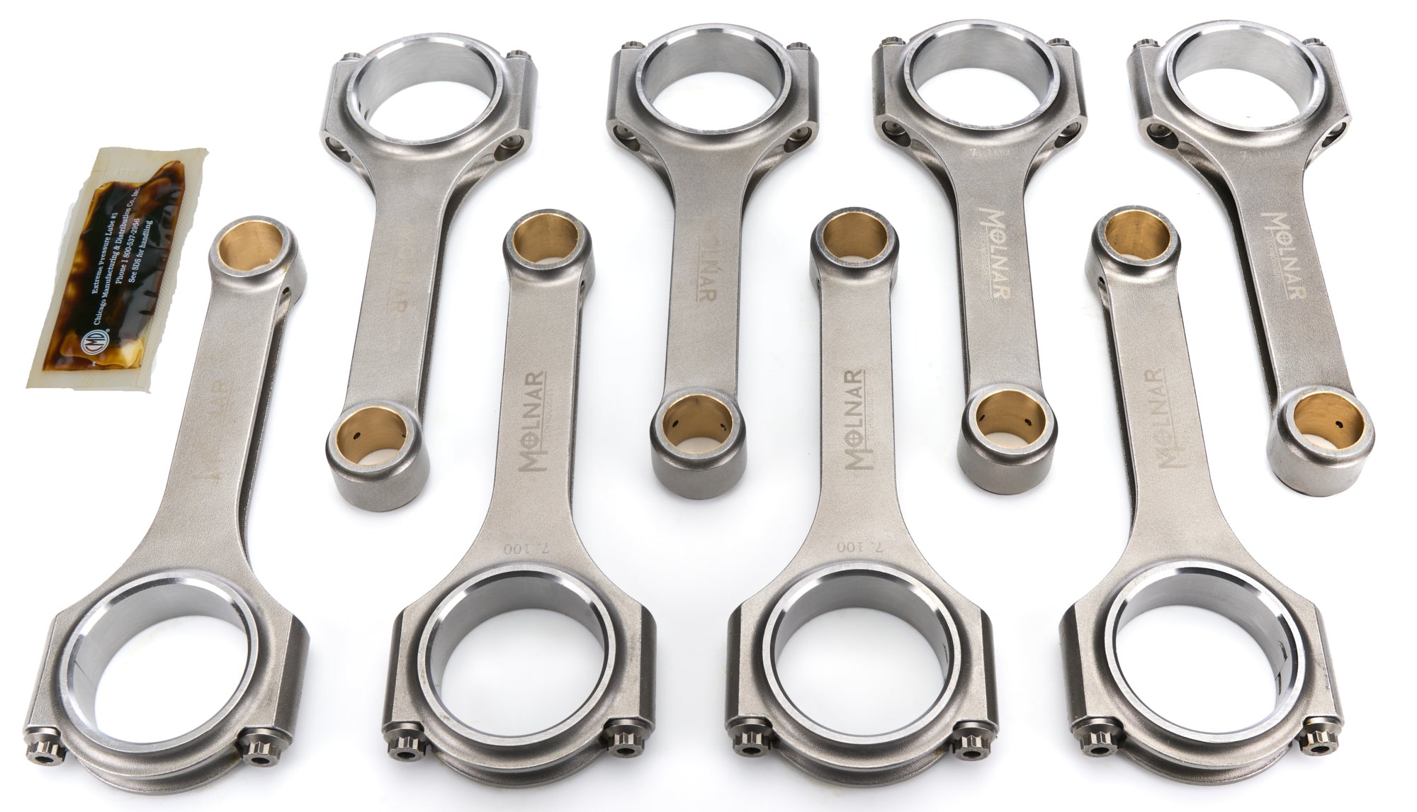 7.100 H-Beam Rod Set Gen II Hemi w/2.200 Pin.