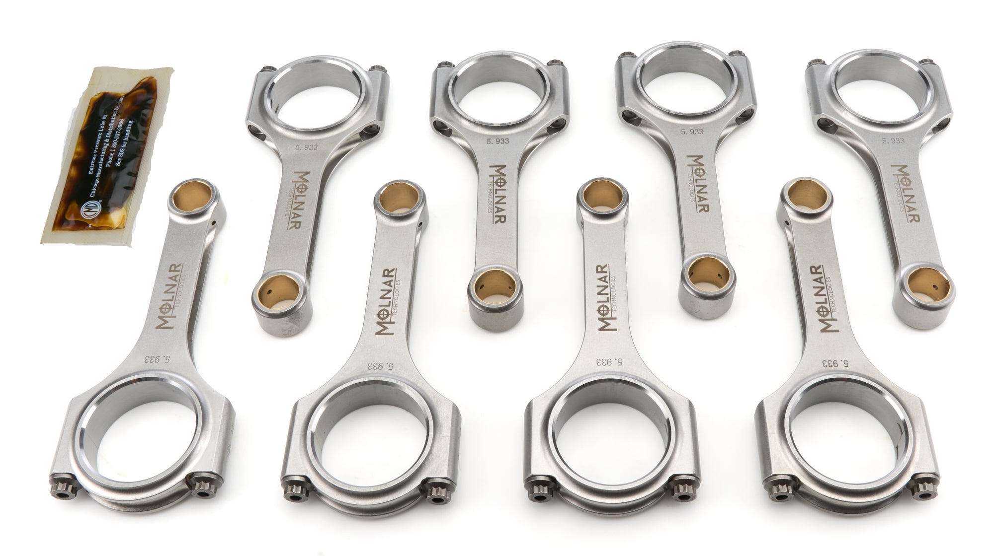 5.933 H-Beam Rod Set Ford 4.6L Mod Motor