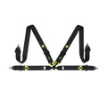 Corsa Harness 4 Point 3x3 Black Clip in  Cam