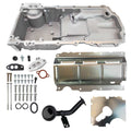 Oil Pan GM LT Eng. Swap Drainbacks Cast Alm.