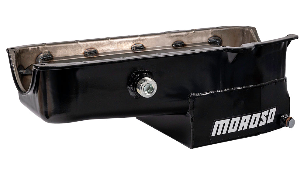 SBC C/T Oil Pan - 7qt. LH Dipstick w/Ins. Bung