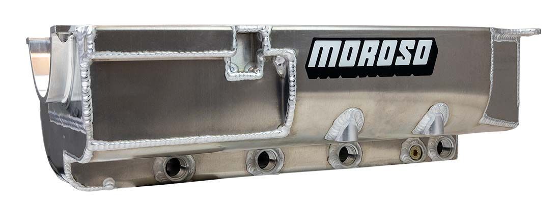 BBC Oil Pan Dry Sump w/4-Pickups Aluminum