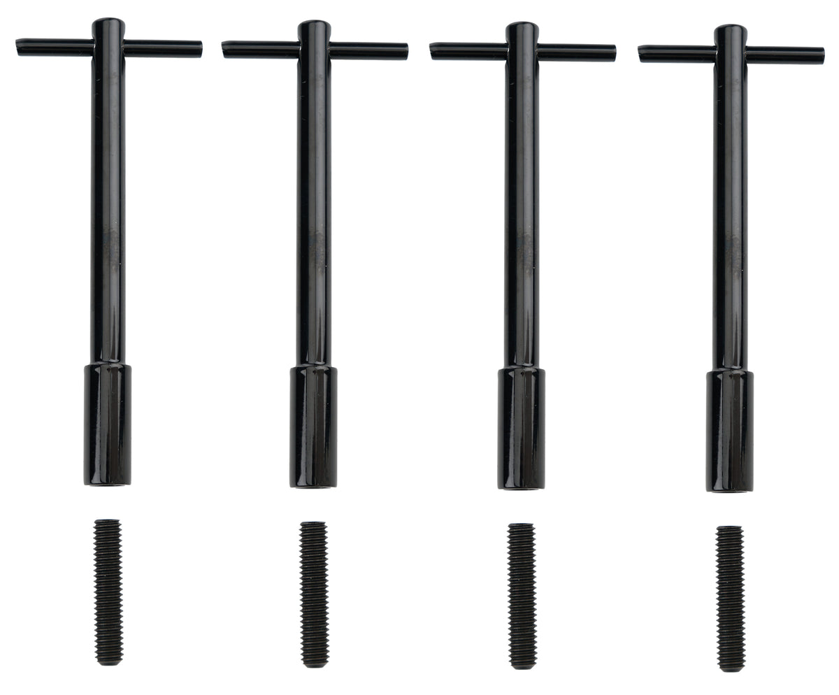 Valve Cover Wing Nut 4pk Black