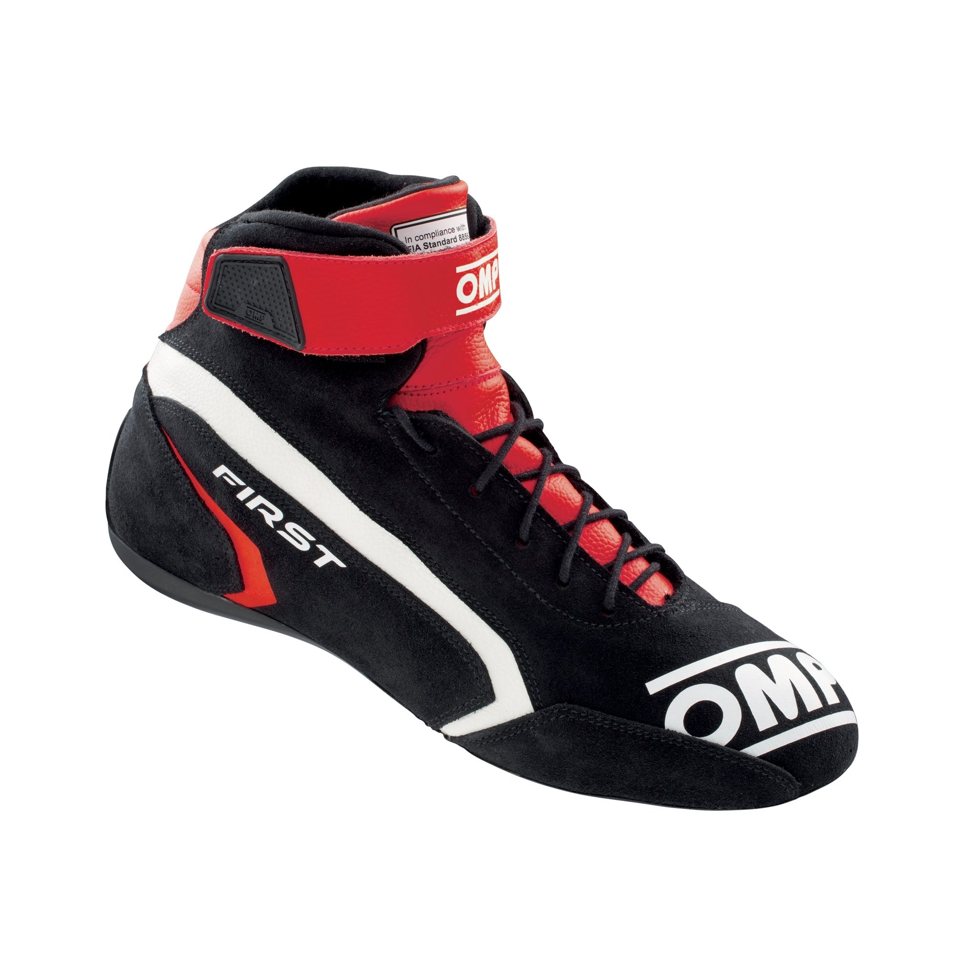 FIRST SHOES my2021 RED/B LACK TG. 45 FIA 8856-201