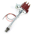 SBC/BBC Billet Dist. w/ Red Cap & Male Tower