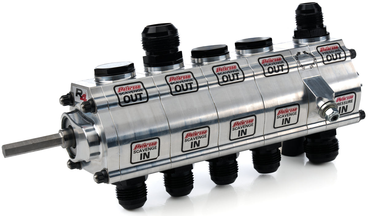 Oil Pump 5-Stage R4 Left Side Mount  Male Hex