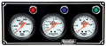 3 Gauge Panel  OP/WT/FP Black