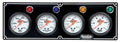 4 Gauge Panel  OP/WT/OT/ FP Black