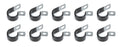 Alum Line Clamps 3/4in 10pk