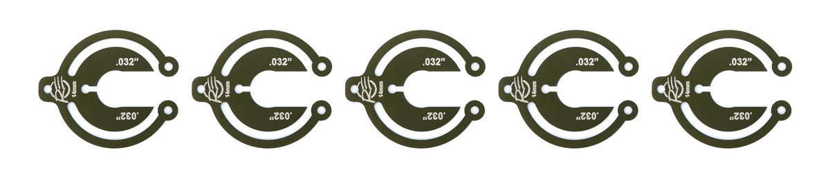 Alum Packer 14mm 1/32in Thick - 5 Pack
