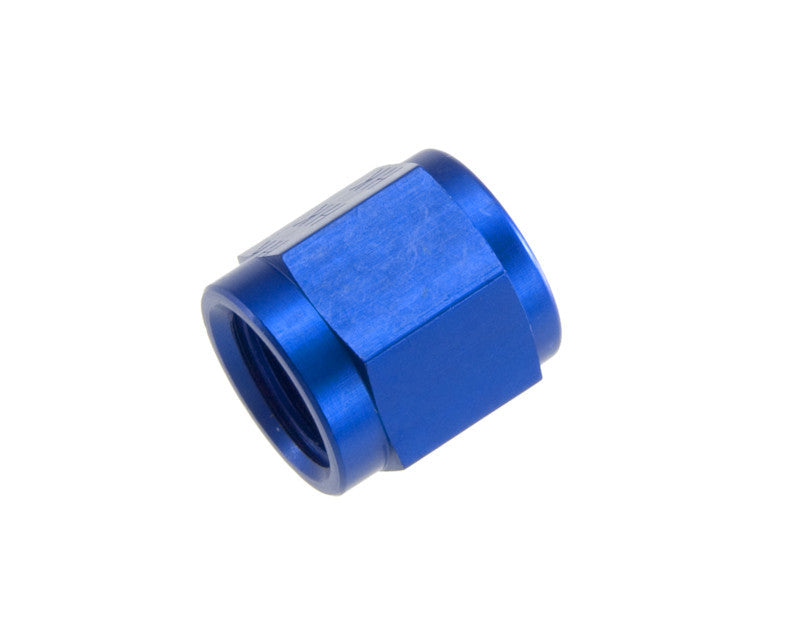 3AN Aluminum Tube Nuts 3/8in x 24 Blue 6/pkg