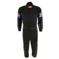 Black Suit Single Layer Kids XX-Small Purple Tri