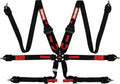 6pt Harness Camlock P/D HNR Black FIA