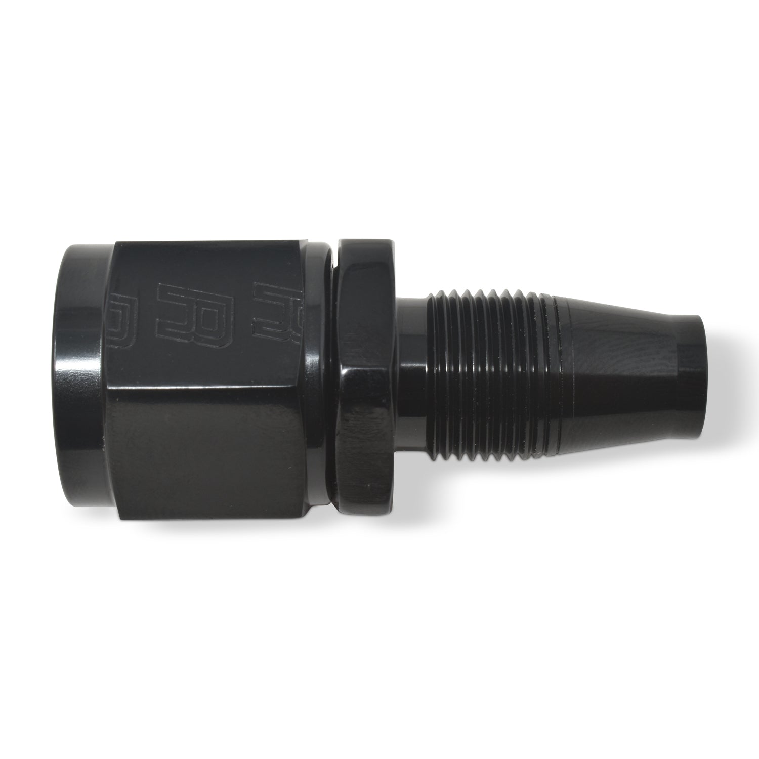 6AN Straight Swivel Without Socket Black