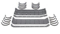 SBC Oil Pan Gaskets - Dyno-Pak (10)