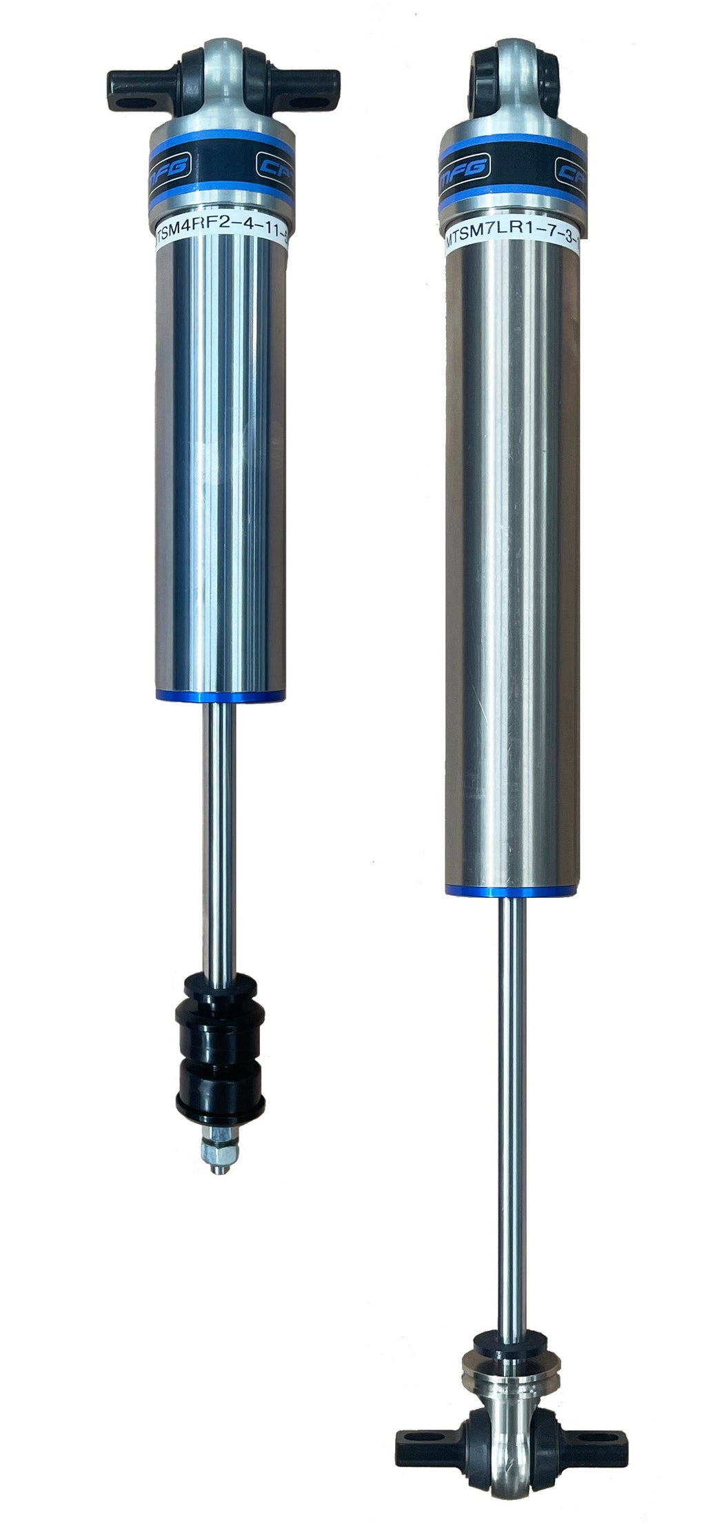 STOCK MOUNT SHOCK - STEEL MONOTUBE MT SERIES, 1/2" SHAFT.