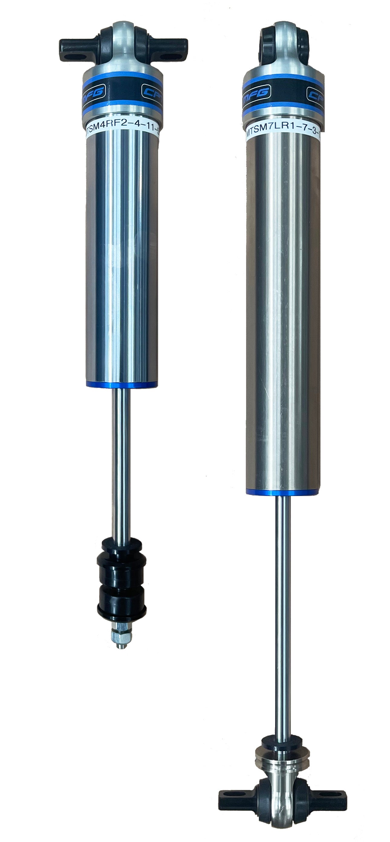 STOCK MOUNT SHOCK - STEEL MONOTUBE MT SERIES, 1/2" SHAFT.