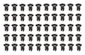 Allen Head Quick Turn Fastener .500 Black Alum