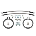 Flexline Kit 12in 3/8-24 to 90 Deg Clamp-On Tab
