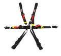 Harness 6pt Black Cam L 2in Shoulder FIA
